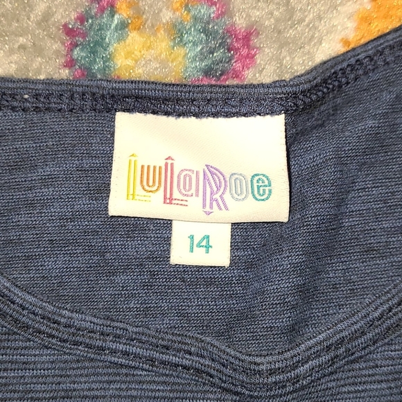LulaRoe Navy Shirt - Picture 2 of 5